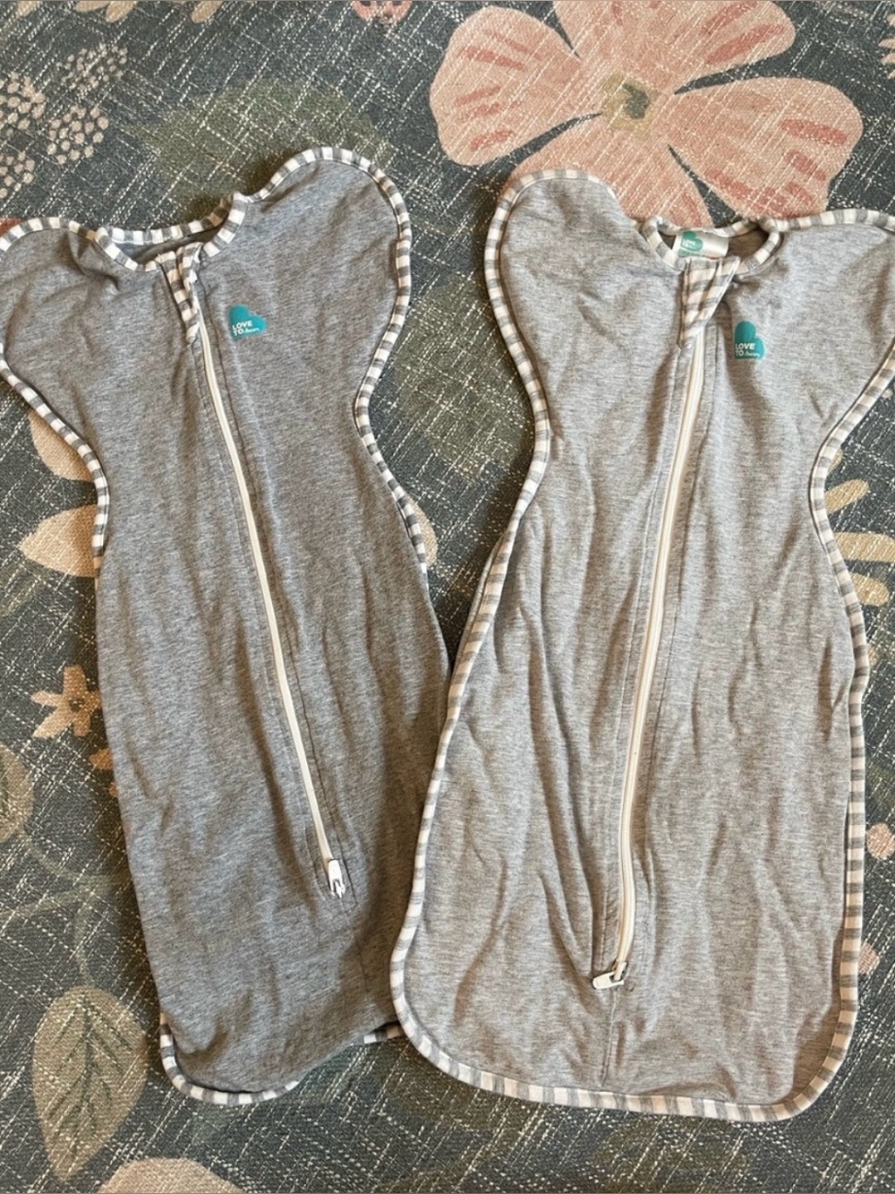 Love to Dream Grey NB sleep sacks Grey